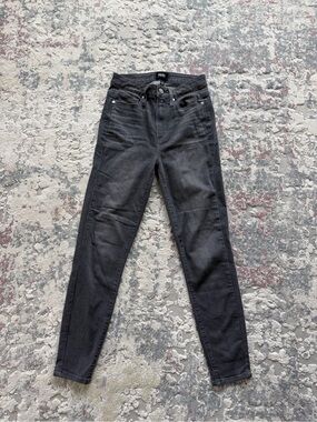 PAIGE Black High-Rise Skinny Jeans for Women